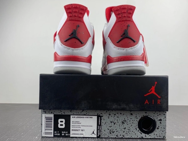 Rep TBK Jordan 4 Air Cement DH6927-161 Red 0702